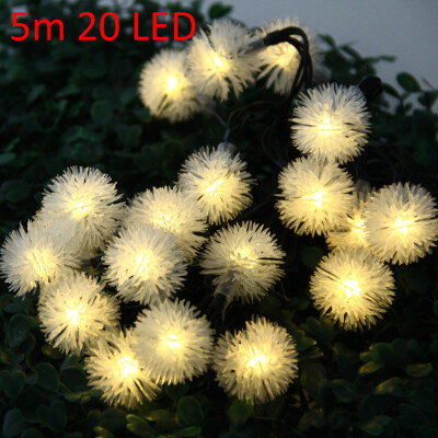 

Christmas Props 5m 20 LEDs Solar String Light Chuzzle Style Lamp Decors New Year Decoration