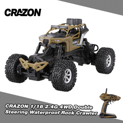 

CRAZON 116 24G 4WD Double Steering Waterproof Rock Crawler Off-road Truck RTR RC Car