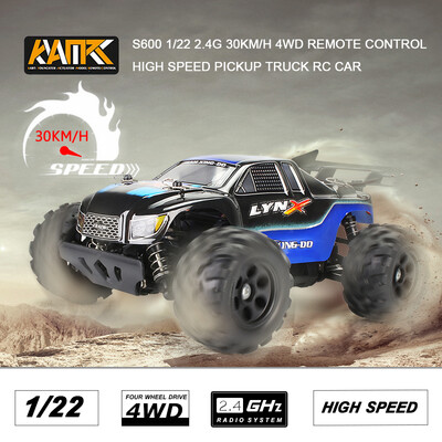 

KYAMRC S600 122 24G 30KMh 4WD Remote Control High Speed Pickup Truck RC Car