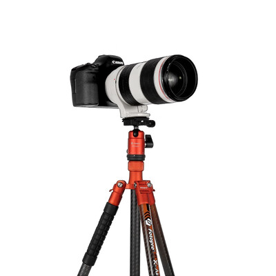 

Fotopro x aircross 1C Air No 1 with PTZ professional outdoor portable carbon fiber tripod matte orange