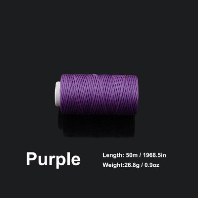 

10mm 50 Meters Long Flat Waxed Thread Waxed String for Leather Sewing