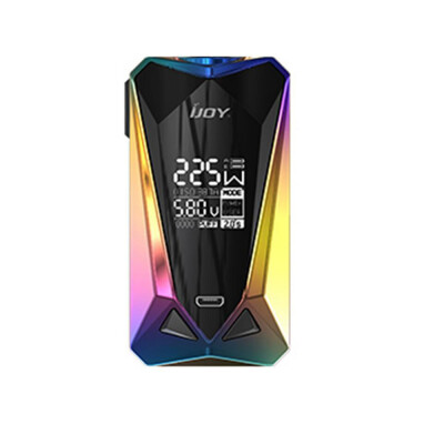 

IJOY Diamond Mini 225W TC Box Mod Powered by Dual 18650 Batteries E-cigarette Vape Mod Large OLED Display