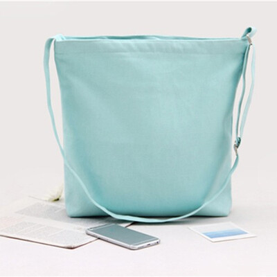 

Eco Reusable Womens canvas handbags 2019 high quality shoulder bag for women lady bags Literary handbag ladies Besace 7 colors