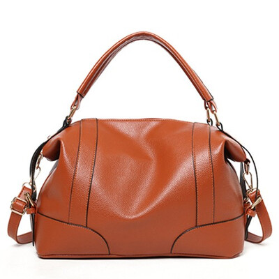 

High Capacity Soft Casual PU Leather Female Handbag Fashion Women Shoulder Bags Daily Women Tote All Match Messenger Bag PT0131