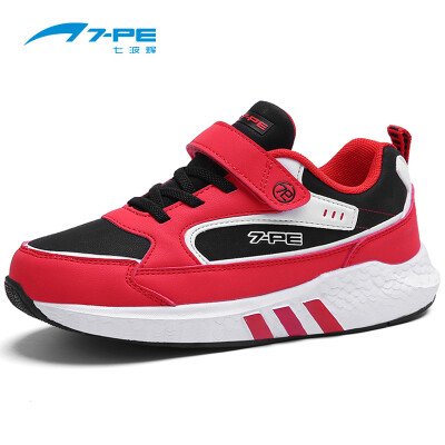 

Seven wave Hui 7-PE childrens shoes boys shoes big childrens sports shoes self-operated new spring leather casual shoes soft bottom children running shoes tide 80739 red 31