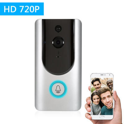 

HD 720P WiFi Smart Wireless Security Doorbell Smart Visual Intercom Recording Video Door Phone Night Vision Mobile Cruise Remote M