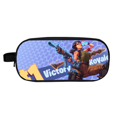 

Fortnite Night Animation Children Pencil Bag Pen Bags Students Stationery Bag