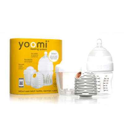

YOOMI Baby Warmer Charging Pot 5oz Feeding Bottle With Slow Flow Teat Set Portable Feeding System Self-warming Bottle