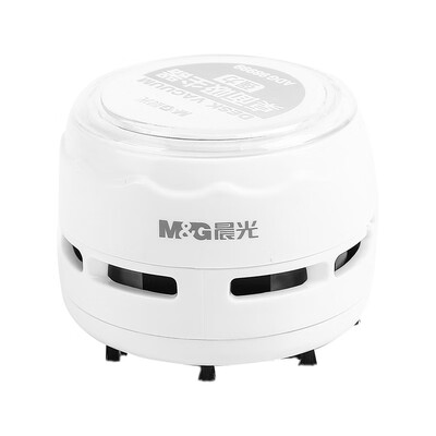 

Morning Light M&G White Powerful Desktop Vacuum Cleaner Mini Keyboard Dust Cleaning Assistant Rubber Chip Cleaner ADG98999
