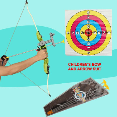 

118 Archery Shooting Bow&Arrow for Kids Outdoor Hunting Game Suction Cup Arrows Target Quiver Outdoor Garden Fun Game