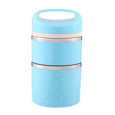 

1080ml 2-Layer Good Quality Stainless Steel Thermal Lunch Box Practical Handy Insulation Lunch Box Multifunctional Heat & Cold Pre