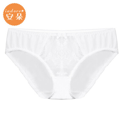 

Embrys An Duo briefs in the low waist sexy lace ladies panties female H21521U white WHI