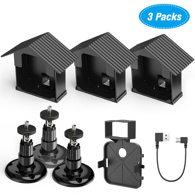 

Wall Mount Bracket Kit for Blink XT Camera Weatherproof 360 Degree Protective Adjustable Indoor Outdoor Mount&Protection Cover