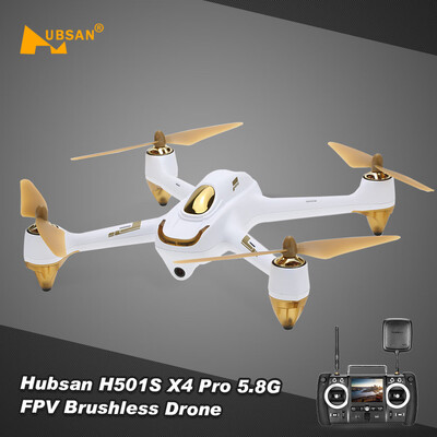 

Original Hubsan H501S Pro X4 58G FPV Brushless Drone w 1080P Camera 10 Channel Remote Control GPS Quadcopter