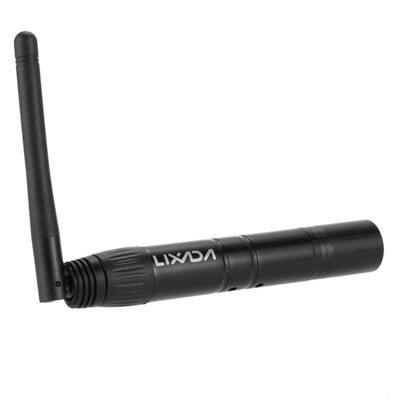 

Lixada 24G ISM DMX512 Wireless Male XLR Transmitter Receiver LED Lighting for Stage PAR Party Light with Antenna