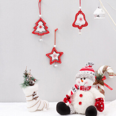 

Qingwei Christmas tree decoration pendant creative Christmas gift painted ornaments New Year Spring Festival decoration