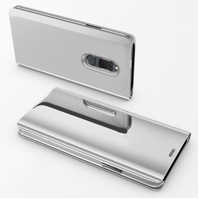 

MOONCASE Huawei Glory 9 Lite Bracket Plating Mirror Leather Case - Silver