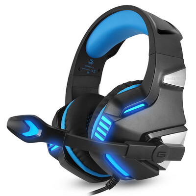 

Hunterspider V-3 35mm Wired Gaming Headsets Over Ear Headphones Noise Canceling Earphone with Microphone LED Light Volume Control