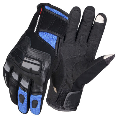 

Sai Yu SCOYCO autumn&winter motorcycle riding gloves locomotive waterproof cold anti-fall touch screen protection warm gloves male MC17B blue