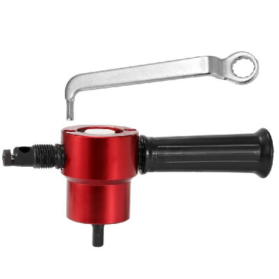 

Double-headed Sheet Metal Nibbler Cutter 360 Degree Adjustable Drill Attachment Power Tool Accessories Cutting Tools