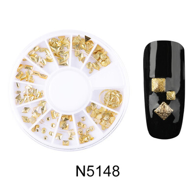 

ROSALIND 1 Box 3D Nail Art Rhinestones Glitters Acrylic Rhinestones for nails Manicure Nail Art Decoration In Wheel
