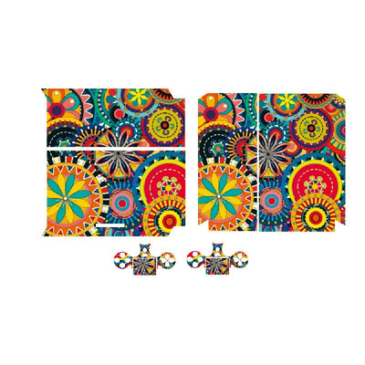 

Stylish Full Body Decal Skin Sticker Cover for PS4 Playstation Console&2 Controllers Style 1