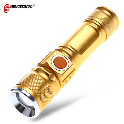 

Shengfeihuo XML - T6 Waterproof USB Rechargeable Flashlight