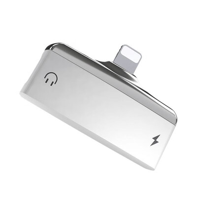 

Suntaiho Double Jack for Lightning Adapter for iPhone 7 Headphones Charging Splitter for iPhone X 8 Plus IOS 11 Earphone Adapter