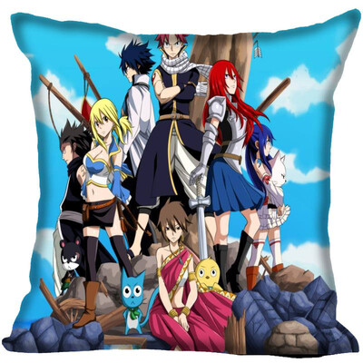

Fairy Tail Hot Sale Pillow Case High Quality New Years Pillowcase Decorative Pillow Cover For Wedding Decorative Christmas