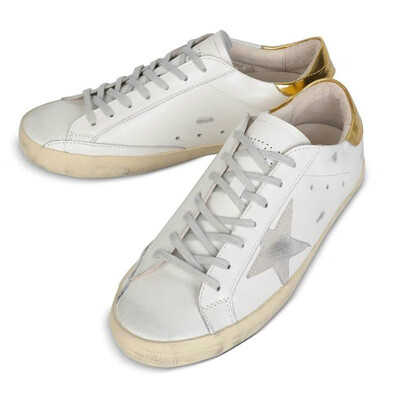 

Italian designer shoes super high quality luxury top Calf skin breathable comfortable hot selling super star sneaker N326 goose ka