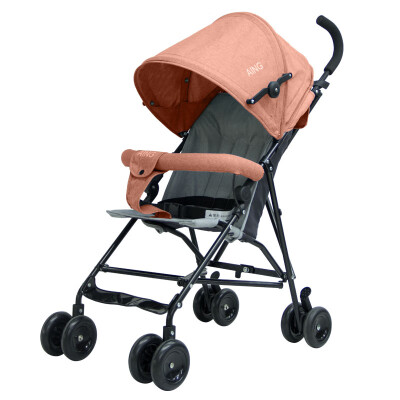 

Ain baby stroller light folding shock absorber umbrella baby portable trolley baby stroller stroller baby car orange