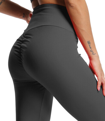 

FITTOO NEW Sexy Women Ruched Fitness Leggings Butt Push Up Lift Yoga Pants High Waist Tummy Control Workout Sport Tights