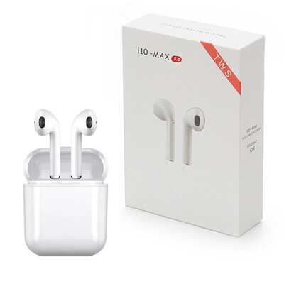 

i10 Max TWS Bluetooth EarphonesMini Air pods Wireless Invisible Earbuds Stereo Headset with Charging Box for Android Iphone78X