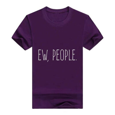 

Ew People Funny Basic Cotton T-Shirt