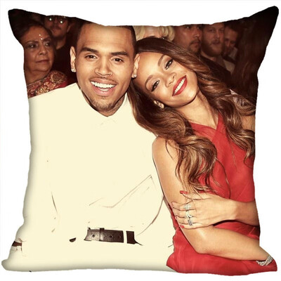 

Chris Brown Hot Sale Pillow Case High Quality New Years Pillowcase Decorative Pillow Cover For Wedding Decorative Christmas