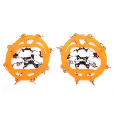 

Snow Grippers for Shoes Ice Creepers Ice Traction Cleats Easy Over Anti-slip 8-teeth Claw Crampons Outdoor Skiing Climbing Snow Sh