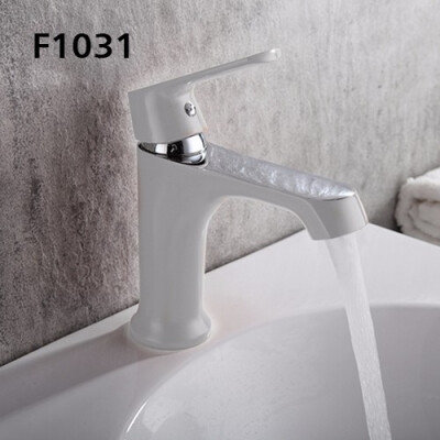 

FRAP Innovative Fashion Style Home Multi-color Bath Basin Faucet Cold&Hot Water Taps Green Orange White bathroom mixer F1031