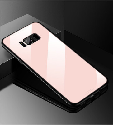 

Goowiiz Phone Case For Samsung Galaxy S9S9 PlusNote 9J2 Pro 2018J250Grand Prime Pro Luxury Fashion Tempered Glass Soft edge
