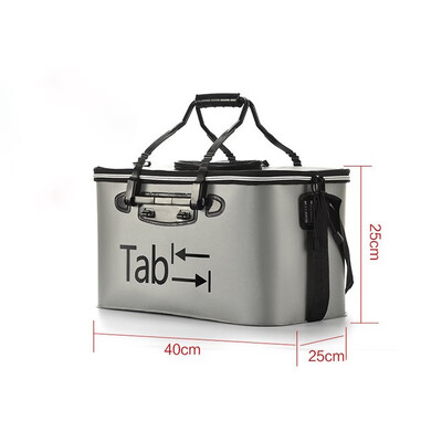 

EVA Portable Folding Bucket Filled Fish Wear Bucket Gear Fishing Foldable Bag Camping Hiking Bucket With Handle Fishing Bags