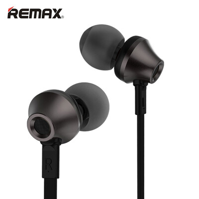 

Remax Stereo Music In-ear Metal Earphones Super Clear Noise Isolating Earphone with Mic earbuds for Mobile Phone RM-610D