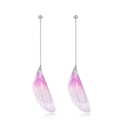 

925 sterling silver lovely bead Wool ball long style are very personality&beautiful earrings specially designed for you