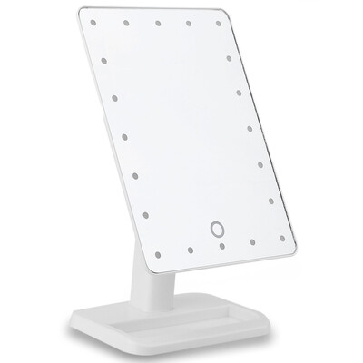 

Fashion Portable Folding Table 20 LEDs 180 Rotating Mirror