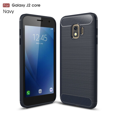 

BONGEM Samsung Galaxy J2 core Case with Flexible&Durable Shock Absorption with Carbon Fiber Design