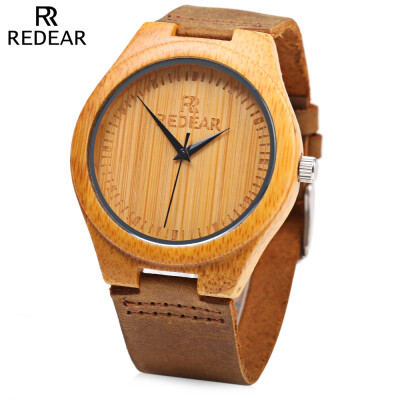 

REDEAR SJ 1448 - 1 Quartz Men Watch Wooden Lightweight Wristwatch