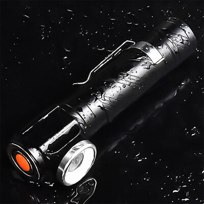 

LED Flashlight with USB Port for Outdoor Camping With the USB Port Charge at any Time
