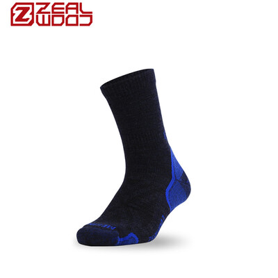 

Saile ZEALWOOD Merino wool hiking skiing hiking warm antibacterial wool socks extremely north land I blue 18007Z040S