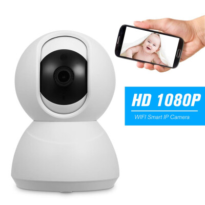 

1080P HD PTZ Indoor IP Camera with External TF Card Slot WiFi Home Security Camera Support Night Vision Motion Detection Clear Sou