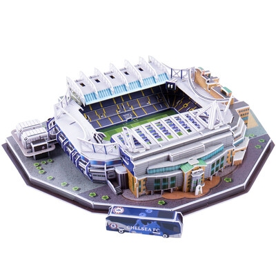 

3D Three-dimensional Jigsaw Football Court Children Birthday Gift Educational DIY Assembly Detachable Playthings