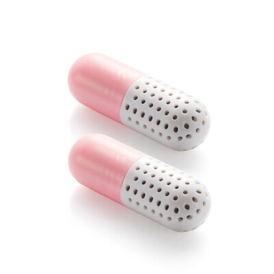 

2pcs Capsule Pill Shape Desiccant Dryer Deodorizer Hygroscopic Agent for Shoes Drawer Closet