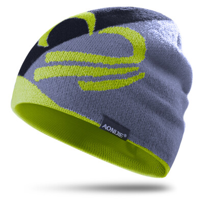 

Knitted Sports Hat Windproof Running Beanie Hat Outdoor Cycling Skull Cap Antibacterial Breathable for Men Women